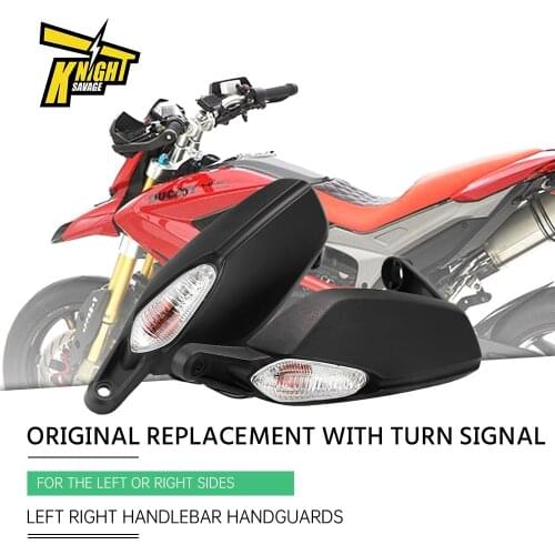 Handlebar Handguards For DUCATI 821 820 Hypermotard Hypestrada 2013-2015 Motorcycle Protector Hand Guard With Turn Signal L&R