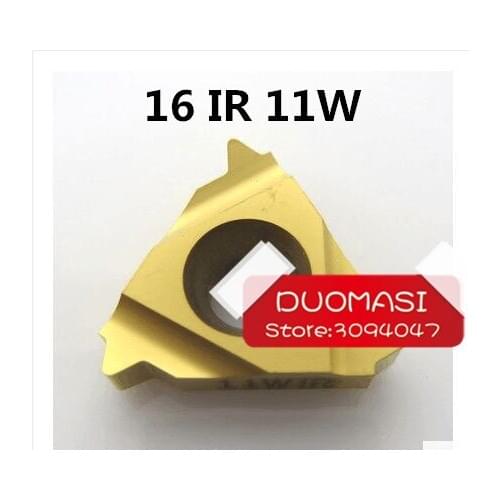 16IR 11 W Carbide Threading Inserts Internal Threading Insert Indexable Lathe Inserts for Threaded Lathe Holder