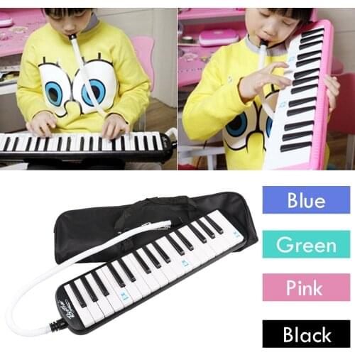 32 Key Melodica with Carrying Bag Musical Instrument for Music Lovers Beginners Gift Exquisite Workmanship Deluxe Carrying Case
