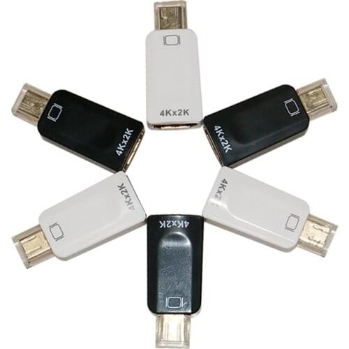 4K Mini DisplayPort to HDMI-compatible Adapter Cable DP to HDTV Male to Female Adaptor for Mac Book iMac