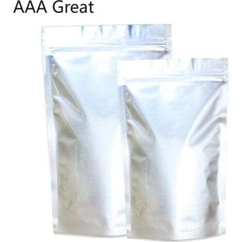 500Pcs/Lot Mylar Foil Zip Lock Bags Resealable Party Food Tea Coffee Storage Pouch Aluminum Foil Stand Up Packing Bag