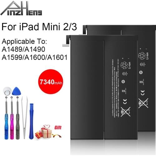 PINZHENG Original Tablet Battery For iPad Mini 2 3 6471mAh Mini2 Mini3 A1512 A1489 A1490 A1491 A1599 Tablet Battery With Tools