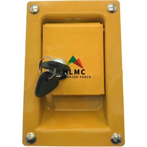 Excavator Accessories The Left Side door lock cover hydraulic pump door lock ec210 240 290 14508850 For side cover lock