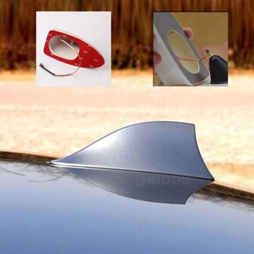 Car shark fin antenna signal radio antena Aerial 3M adhesive for Volkswagen VW polo Bora Golf 4 5 6 7 Magotan Sagitar CC Passat