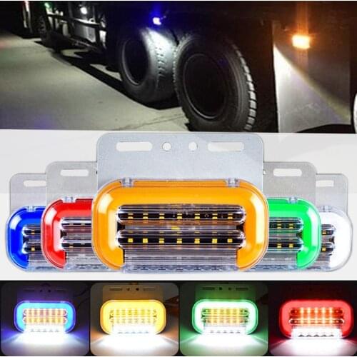 Car External Lights LED 12V/24V 1 SMD LED Auto Car Bus Truck Lorry Side Marker Indicator Light Low Trailer Rear Warning Lamp