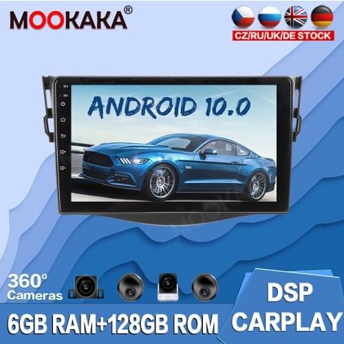 For TOYOTA RAV4 2006-2012 Android 10.0 128G Car Multimedia Player Radio GPS Navigation Auto Stereo Recorder Head Unit Audio