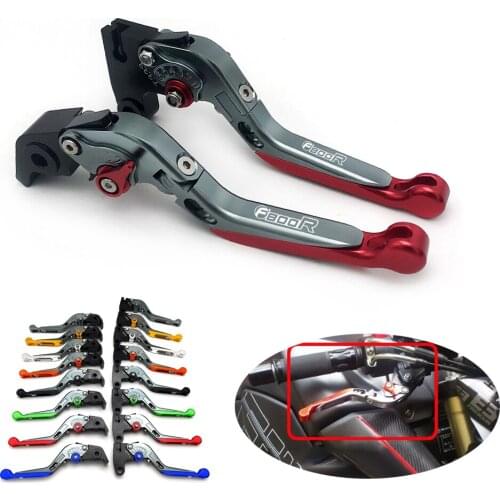 For BMW F800R 2009-2016 CNC Aluminum Adjustable Motorcycle Folding Extendable Clutch Brake Levers Handle Accessories 2010 2011