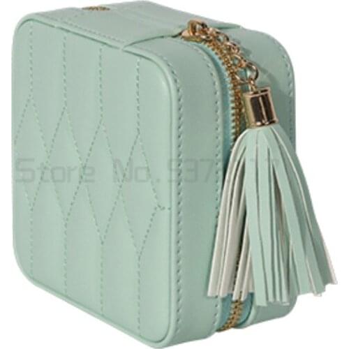 Large capacity high-grade jewelry storage box European exquisite portable Ring Earring Necklace storage box