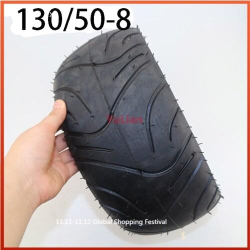 Mini 2 stroke 38PSI Tires 130/50-8 Tire Tubeless Tyres vacuum For Electric Scooter Super Pocket bike