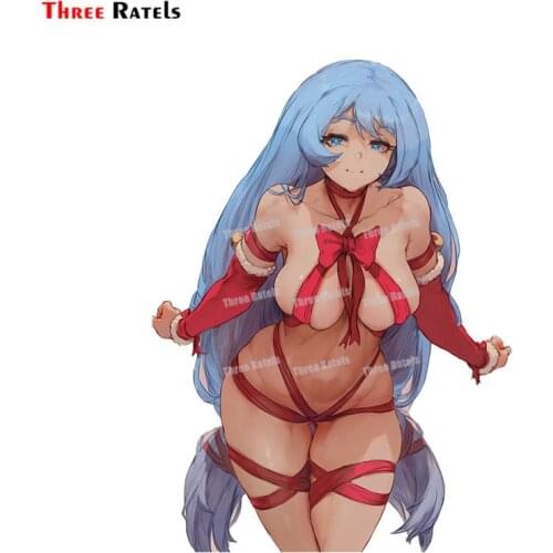 Three Ratels A12 Varisized Hadou Nejire Boku No Hero Academia Decal For Car Funny Rearview Mirror&Fuel Tank Cap Decor Sticker