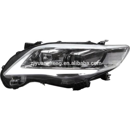 Vland wholesale factory manufacture for COROLLA2011-2013 led head lamp headlights