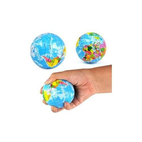 PU Globe Toy Ball Kids Learning Playing Geography World Map Baby Early Educational Teaching Beach Ball Hot Sell