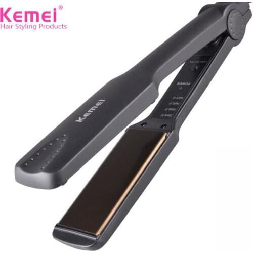 Professional Electronic Hair Straightener Irons Curling Adjustable Temperature Portable Ceramic Flat Straightening Styling Tools