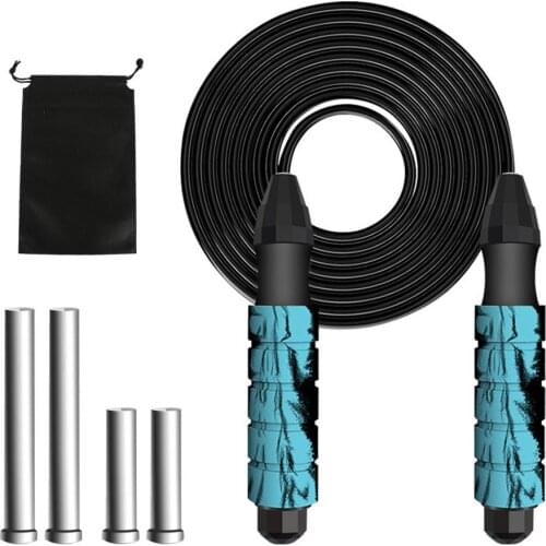 Adjustable Load-Bearing Skipping Rope Speed & Weighted Jump Ropes Lose Weight Training Fitness Exercise Equipment For Gym
