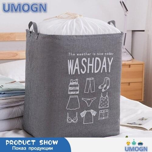 Foldable Laundry Basket Portable Dirty Clothes Organizer Drawstring Storage Basket High Capacity Collapsible Folding Basket