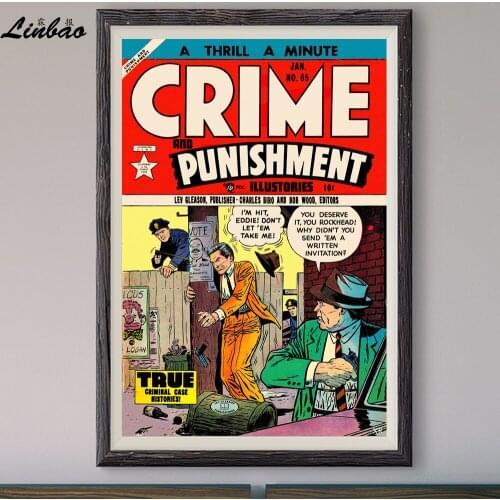 V142 1954 And Punishment! Vintage Classic Movie Custom Silk Poster Home Deco Wall Art Christmas Gift