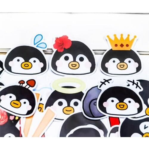40pcs Cute penguin Fun Paper Stickers DIY Craft Scrapbooking Album Journal Happy Planner Decorative Stickers