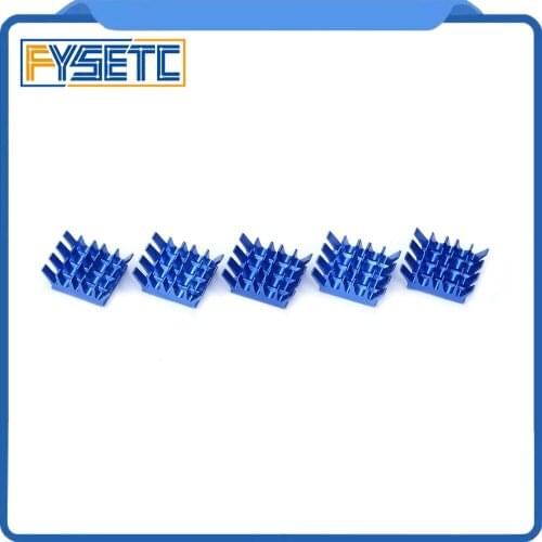 5pcs Raspberry Pi Spiky Heatsinks Cooler Aluminum With Adhesive Heat Sink For Cooling Raspberry Pi 3 / 2 Model B