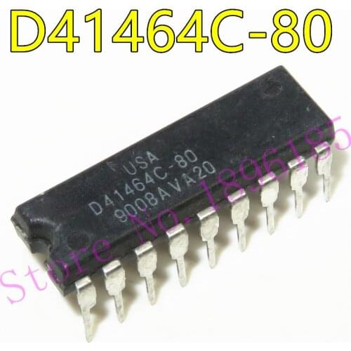 5pcs/lot D41464C-80 DIP DYNAMIC NMOS RAM