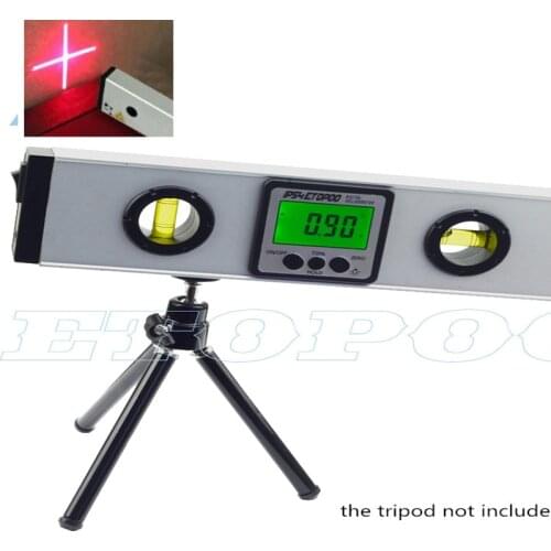 600mm Digital spirit Laser Level 24inch Protractor Inclinometer Digital Level With Laser Beam 0-600mm Digital Level With Laser