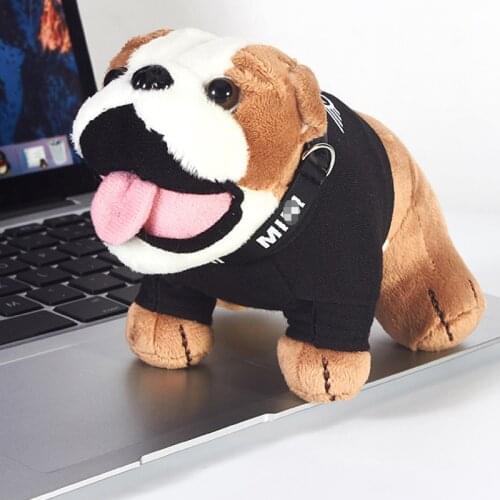 For BMW MINI cooper F55 F54 F60 R55 R56 R50 One S JCW Interior France Bulldog Car Accessories Cute Lovely Plush Cotton Toy