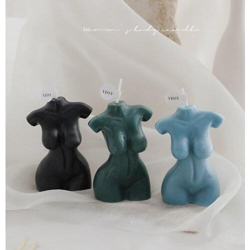 Art Female Body Scented Candles Wedding Candles Home Decoration Fragrance Candles Soy Wax Aromatherapy Candles Birthday Candle