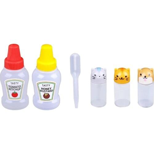 Sauce Storage Bottle Can Bear Temperature Between -20 to 60 Degrees Waterproof Oil Proof Necessary for Picnic Outside