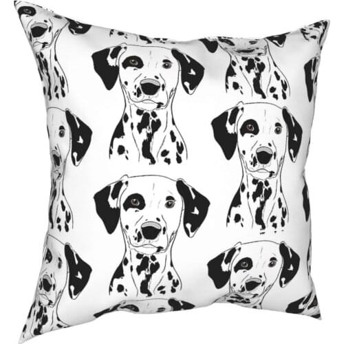 Dalmatian Throw Pillow Cover Throw Pillow Dog Animal Lover Casual Cushion Covers