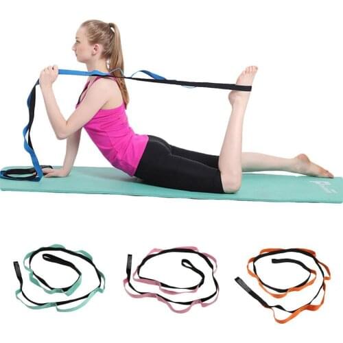 Yoga Stretch Strap Anti-Gravity Gym Fitness Exercise Loop Rope Resistance Belt Exercise Loop Rope