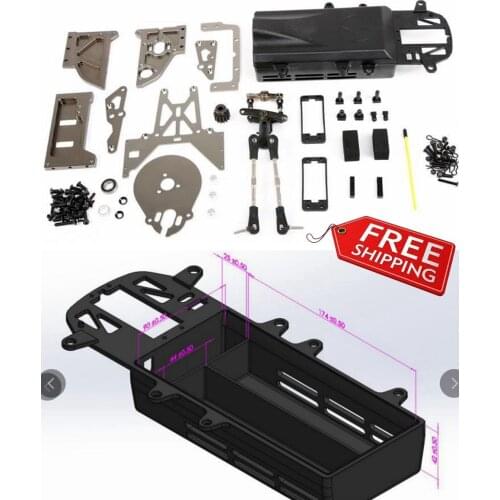 CNC gasoline engine drive to electric drive conversion kit for ROVAN KM ROFUN HPI BAJA 5B 5T 5SC