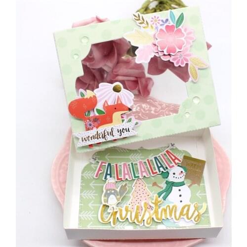 Memory Dex Card Box Metal Cutting Dies Stencils for DIY Scrapbooking Decorative Embossing DIY Paper Cards