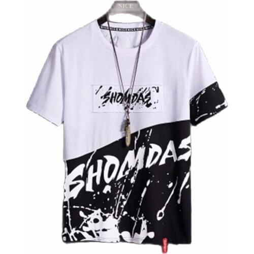 Plus Size 8XL 9XL Summer Mens T-shirt Casual Sports T-Shirt Mens Printed Mens Short Sleeve Cotton Color Matching Mens Top