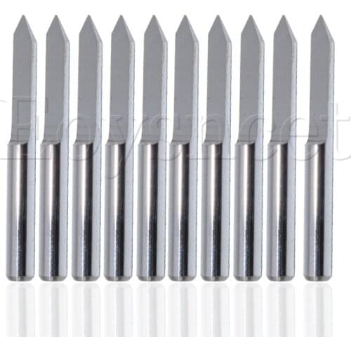 10X Multifunction 0.3mm 60 Degree CNC Carbide Engraving Bits Hardwoods Engraving