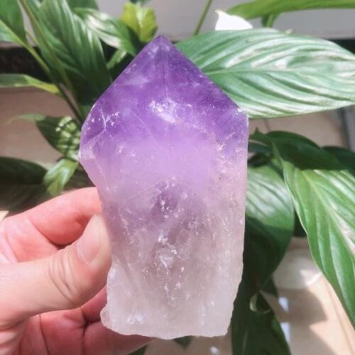 Natural Crystals Quartz Amethyst Freeform Point Energy Reiki Stones Room Home Office Aquarium Decoration Accessories Gemstone