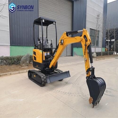 SYNBON New 2ton mini digger with Kubota engine small excavator SY602 small digger garden helper