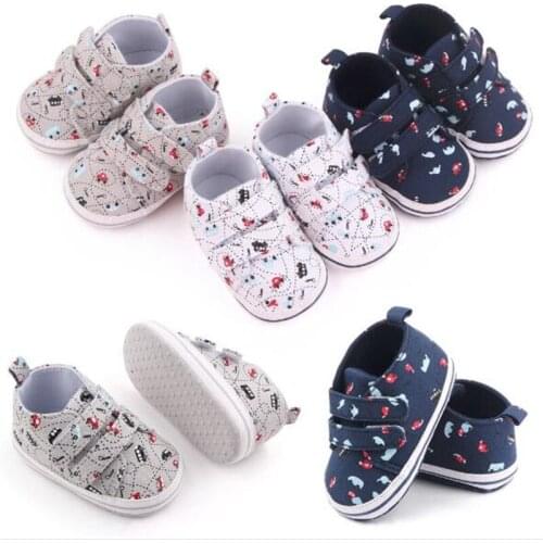 2021 New Infant Boys Casual Shoes newborn boy Shoes Soft Sole Sneaker Anti-Slip Spring Autumn Newborn First Walkers