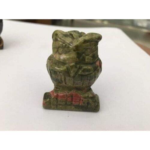 New style natural crystal carving animal owl, owl household decoration