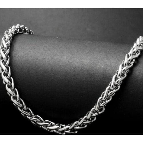 In bulk 2meter stainless steel 6mm Brand Rope Link Chain Jewelry findings Marking Chain DIY wholesale