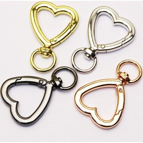 10Pcs Heart Clasp jewelry pendants for women Round Trendy Metal jewelry Pendant jewelry pendant for women 51221