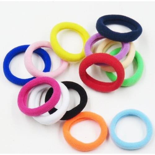 10PCS/LOT Colorfull Hair Ring Novelty Elastic Hair Bands For Girls Bohemian Scrunchy Fashion Kids Hair Accessories For Women