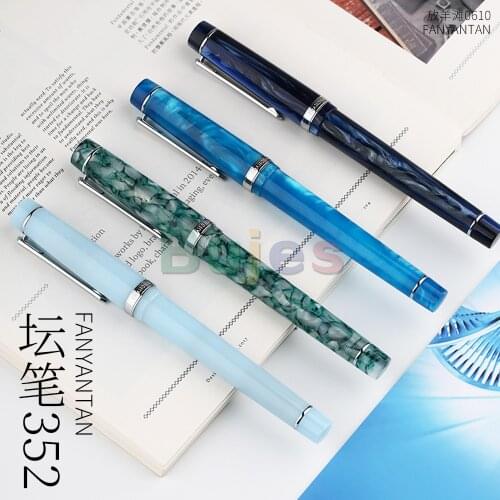 Penbbs 352 Professional Business Office Fountain Pen,Beautiful Pattern Pen Body,Advanced Resin Materials School Supplies
