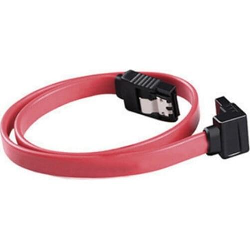SATA Cabel Fast 40cm Right Angle SATA Cable Serial ATA Data Lead Locking Latching Cable High Quality