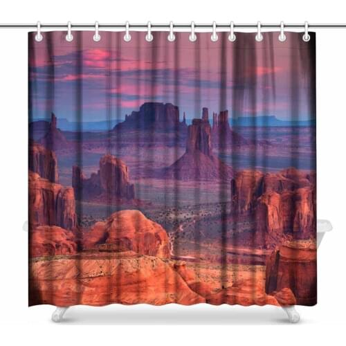 Aplysia Sunrise in Hunts Mesa Navajo Tribal Majesty Place Near Monument Valley Arizona Usa Fabric Shower Curtains