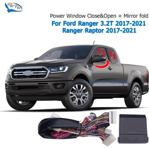 Forten Kingdom Car Auto Window Closer & Open Side Mirror folder unfold Kit For Ford Ranger 3.2T 2018-2019