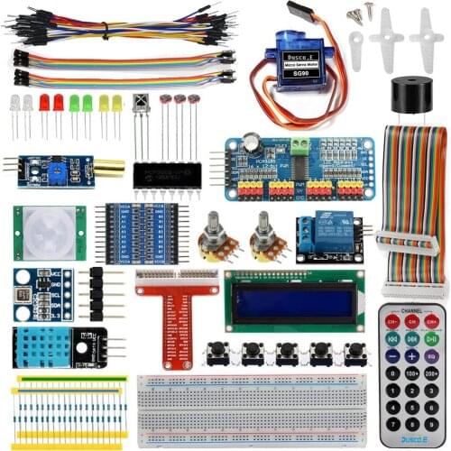Super Starter Kit for Raspberry Pi 4 Model B DIY Electronic RPi Learning Set Pi 3B+ 3A+ 2B 1B+ 1A+ Zero W+ Beginner