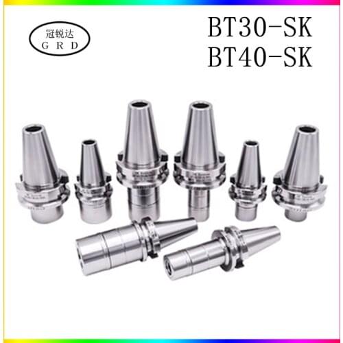 Precision 0.003 BT SK BT30 BT40 knife shank SK10 SK16 60L 90L knife shank for CNC machining center spindle tool holder