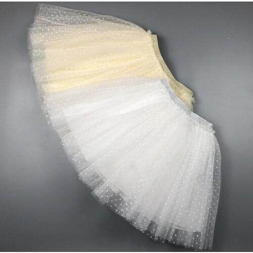 2020 Summer Spring Fall Baby Toddler School Girls Princess Lace Tutu Skirts Kids Party Birthday Dance Skirt Dot Print Girl Tutus