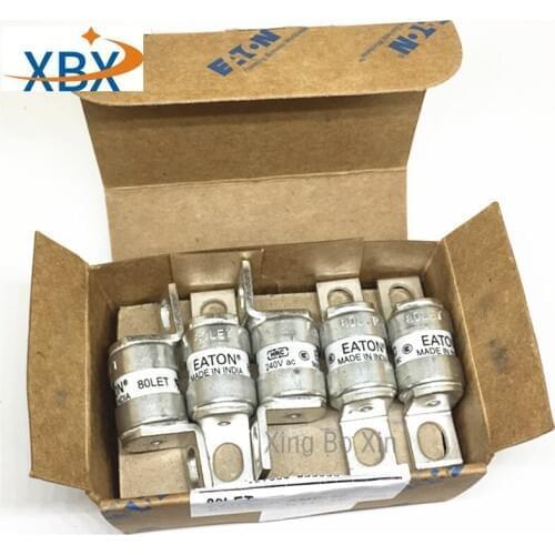 10PCS/LOTUS Bussmann fuse 80LET 80A 240V fuse BS88: 4 80LET 80A Free shipping
