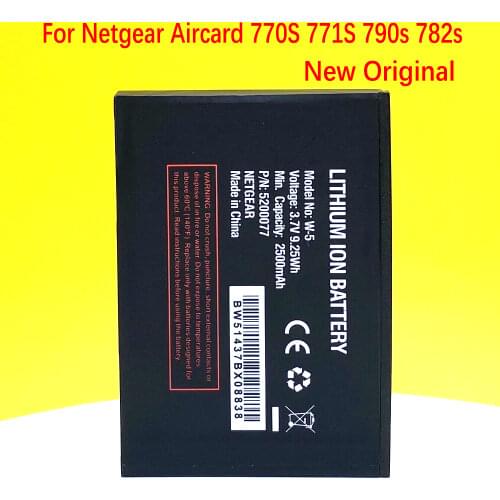 100% Original W-5 2500mAh Battery For Netgear Aircard 770S 771S 790s 782s Sierra Wireless Router In Stock+Home Delivery