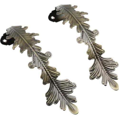 2 Piece Leaf Curtain Hooks Window Drapery Tieback Holdback er